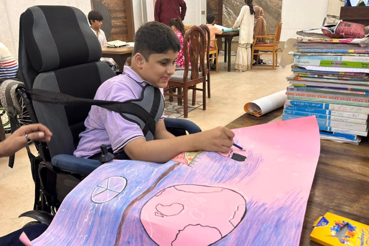 Best Disability Support NGO in Pakistan with Art Therapy